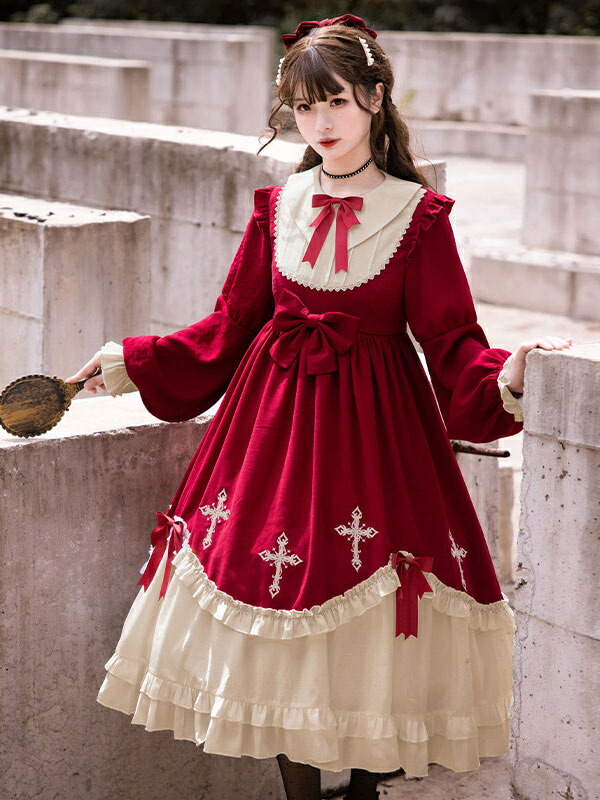 楽天市場】クラシックロリータOPドレス 2025 プロヴァンスラベンダー