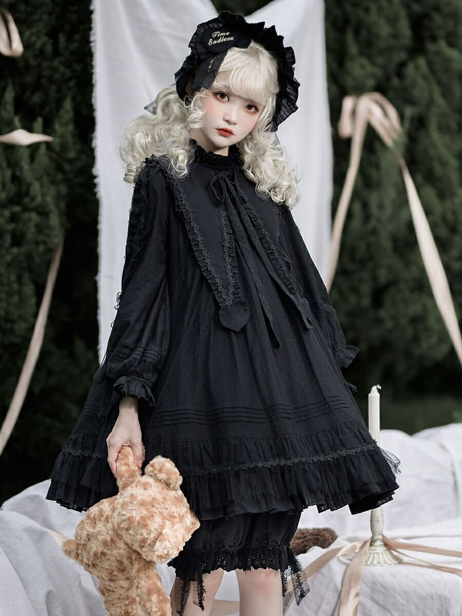 はぐ様ご予約　ゴシックロリータドレス黒、金2着 猫ちゃん1着 Amazon | GOceBaby ロック付ゴシックロリタパンクサテンブラック