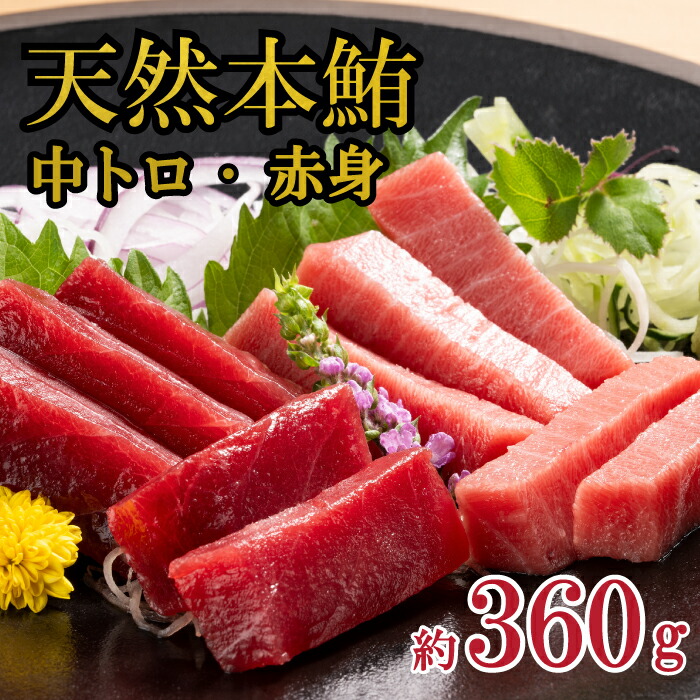 父の日 天然本マグロファミリーセット 中とろ 赤身 計360g  正規品 お歳暮 贈答品 わさび付 海鮮 刺身 寿司 本まぐろ 本マグロ マグロ 中トロ 鮪 まぐろ 天然 柵 贅沢 ごちそう ギフト プレゼント 内祝 御祝 御礼 誕生日 取り寄せ 海の幸 まぐろ丼 冷凍