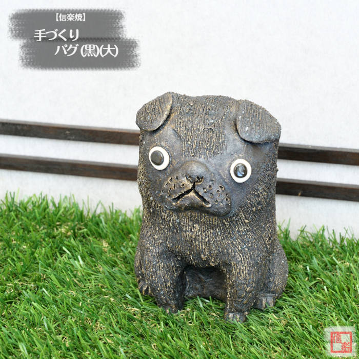 信楽焼の豚の看板。 ブタ（豚）の赤ちゃん縁起置物【信楽焼大谷陶器】