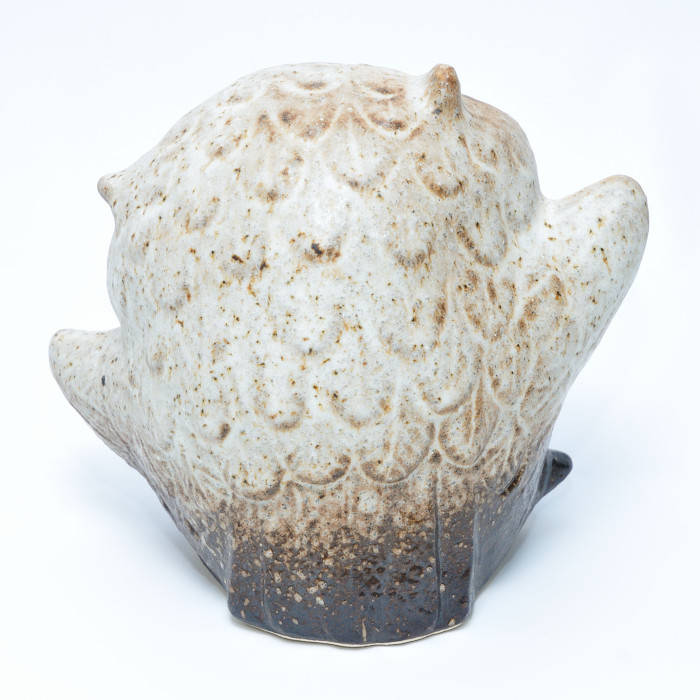 信楽焼 陶器 フクロウ 踊りふくろう 5号 選べる 色 梟 可愛い 幸を呼ぶ 不苦労 ダンス おどり しがらき焼 やきもの インテリア ギフト プレゼント 縁起物 置物 焼き物 Crunchusers Com