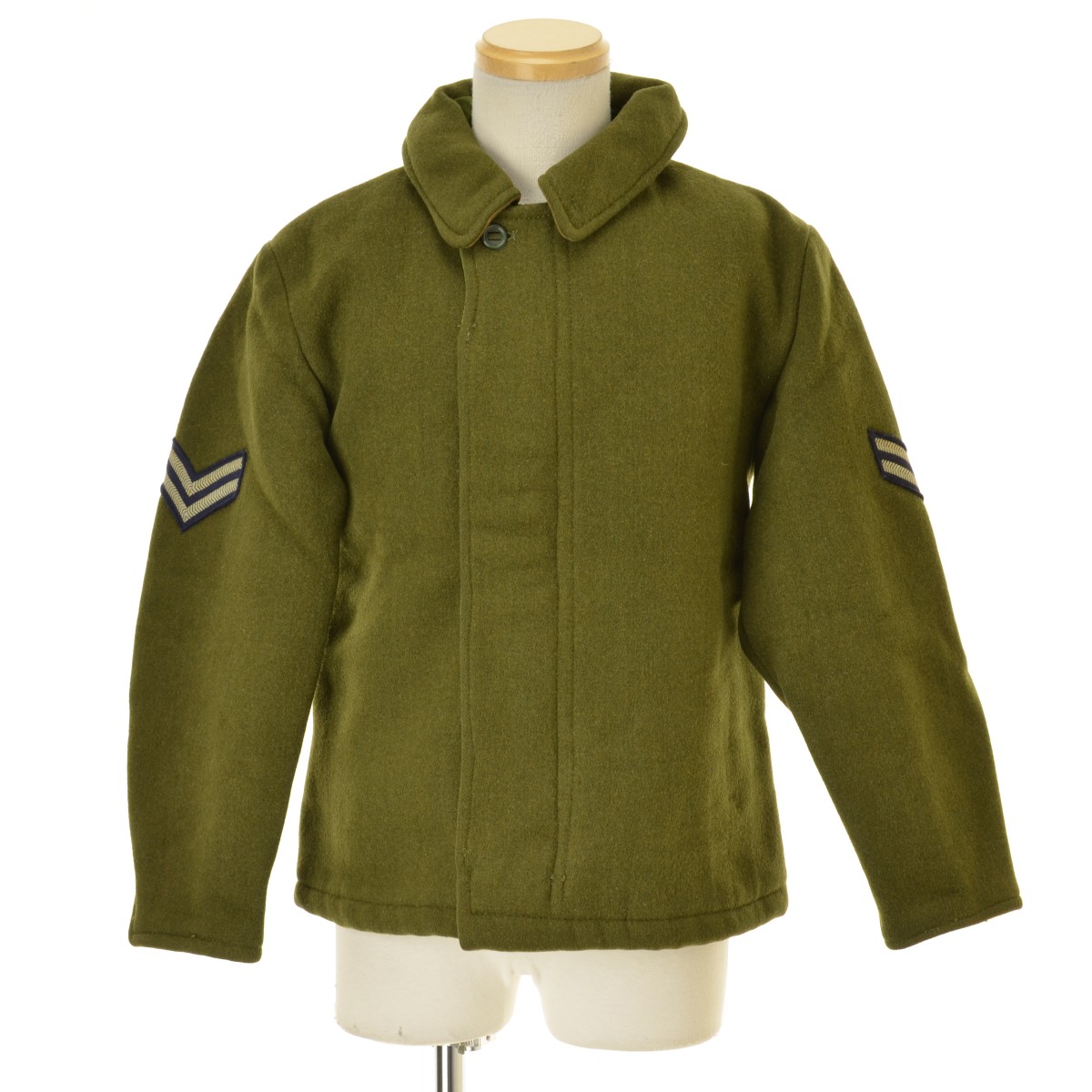 【中古】MILITARY / ミリタリー 80s イギリス軍 ROYAL AIR FORCE RAF CRASH FIRE FIGHTER JACKET MK3Aウールジャケット【cacfafaf-m】