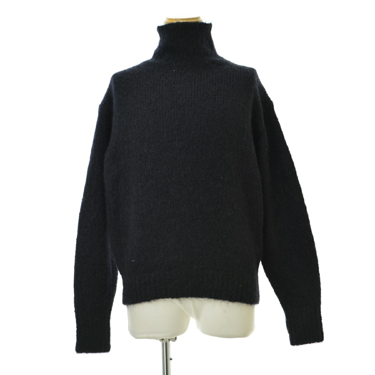 H BEAUTY&YOUTH / エイチビューティ&ユース 1613-199-3419 FLUFFY LAME SHORT KNIT PULLOVER 長袖ニットセーター H BEAUTY&YOUTH UNITED ARROWS（エイチビューティーアンドユース
