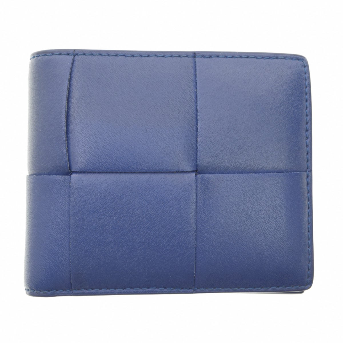 【中古】BOTTEGA VENETA / ボッテガヴェネタ カセット マキシ イントレチャート 2つ折り コンパクト財布【cacgacad-z】