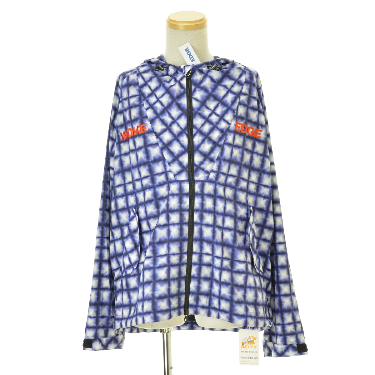 【中古】【期間限定値下げ】WOKE EDGE / ウォークエッジ25SS Tiedye Check Parkaナイロンジャケット【cacfafbj-m】|ブランド古着の買取販売カンフル