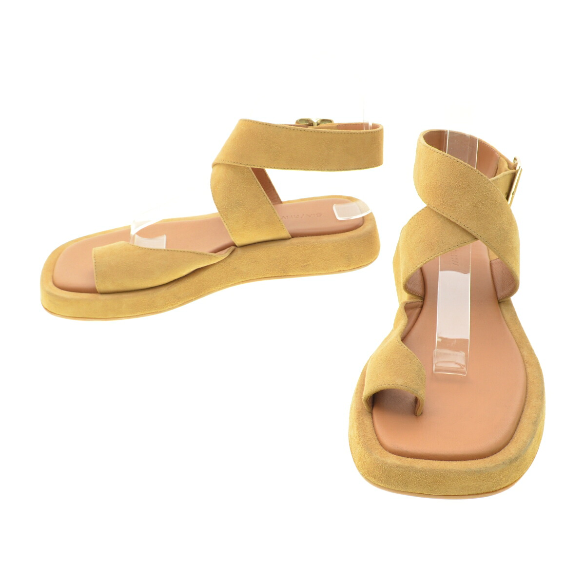 【中古】GIA BORGHINI DEUXIEME CLASSE 取り扱い 22093510003910 SUEDE ANKLE STRAP SANDALサンダル【cacdajaf-z】