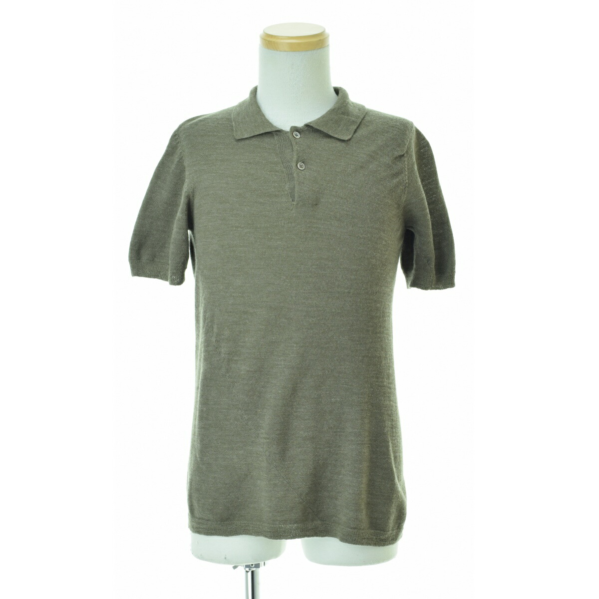 【中古】COMME des GARCONS HOMME PLUS / コムデギャルソンオムプリュス 80s～90s ねじれ 螺旋 スパイラル ニット半袖ポロシャツ【cacebcac-m】