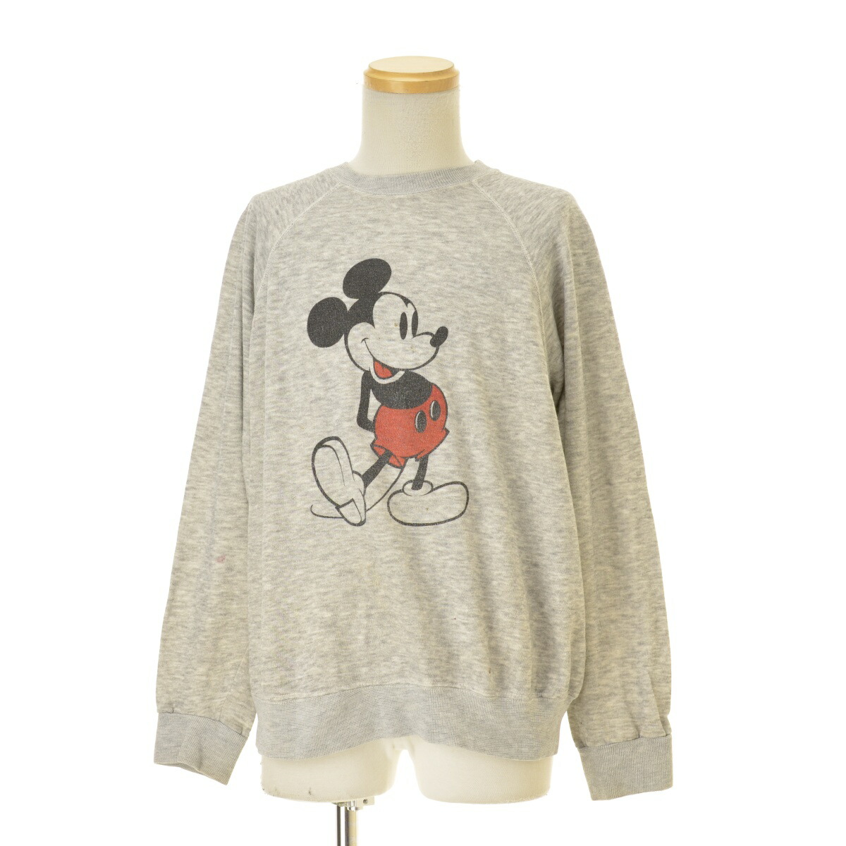 【中古】DISNEY / ディズニー 80s Mickey Mouse ミッキーマウス長袖スウェット【cacgacbb-m】