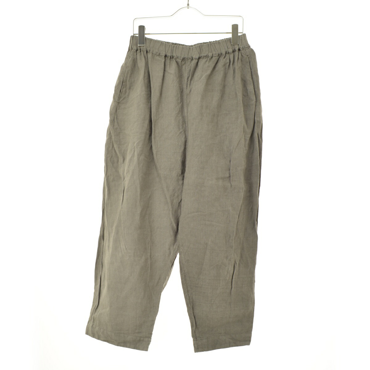 楽天市場】nest Robe ネストローブ ウール サルエル パンツ カーキ F