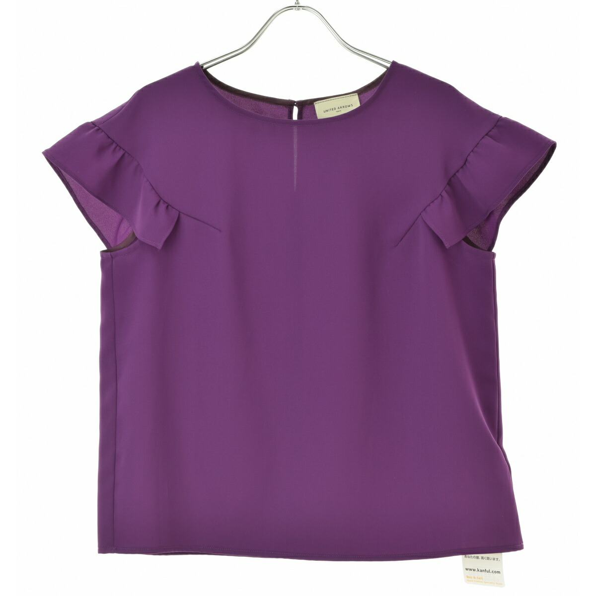 UNITED ARROWS◆半袖ブラウス/38/ポリエステル/GRN/1516-199-1601 Blouse｜TOPS｜ユナイテッドアローズ（UNITED ARROWS）｜WOMEN