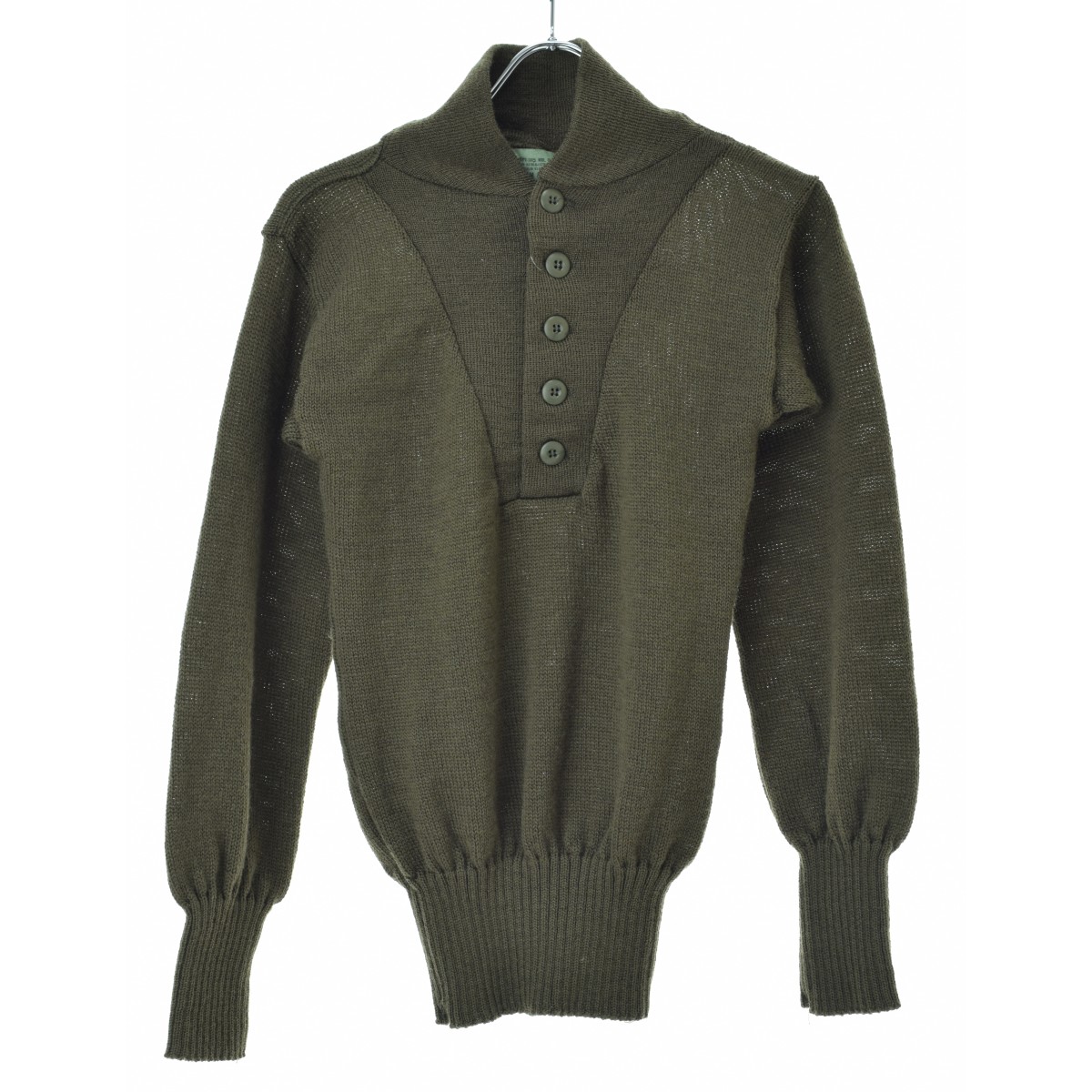 楽天市場】90年代 米軍実物 U.S.ARMY ヘンリーネックニット セーター