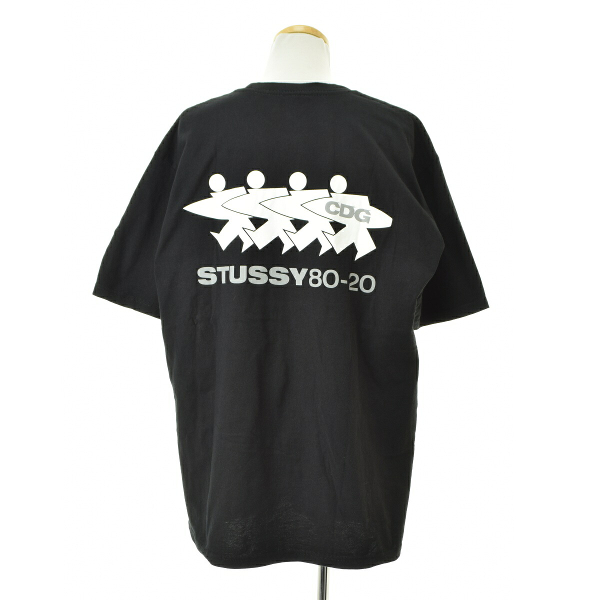 【中古】【期間限定値下げ】STUSSY × CDG / ステューシー × シーディージー 40周年記念 Surfman Tee半袖Tシャツ【cacfbcdb-m】