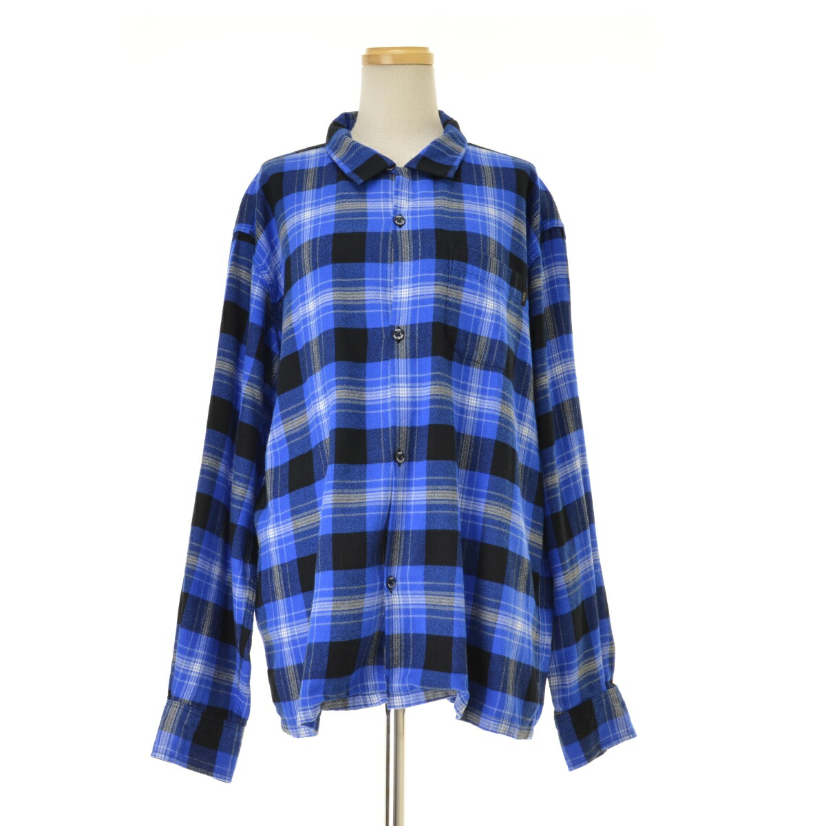 【中古】RATS / ラッツ22&rsquo;RS-0806 COTTON RAYON CHECK SHIRT長袖シャツ【cacgagbj-m】｜ブランド古着の買取販売カンフル