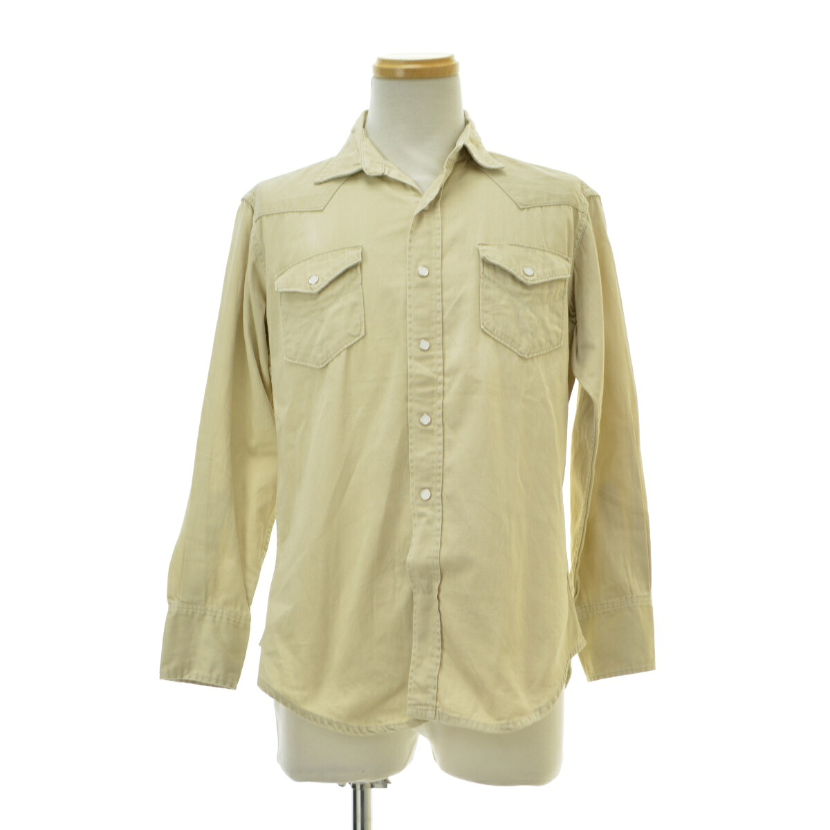【中古】FOREMOST / フォアモスト 60s イチゴボタン コットンサテン ウエスタン長袖シャツ【cacgadba-m】