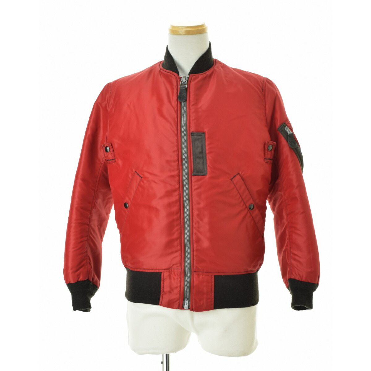 【中古】【期間限定値下げ】BUZZ RICKSON'S × BEAMS / バズリクソンズ × ビームス BR11540BM RED MA-1フライトジャケット【cacgacbf-m】