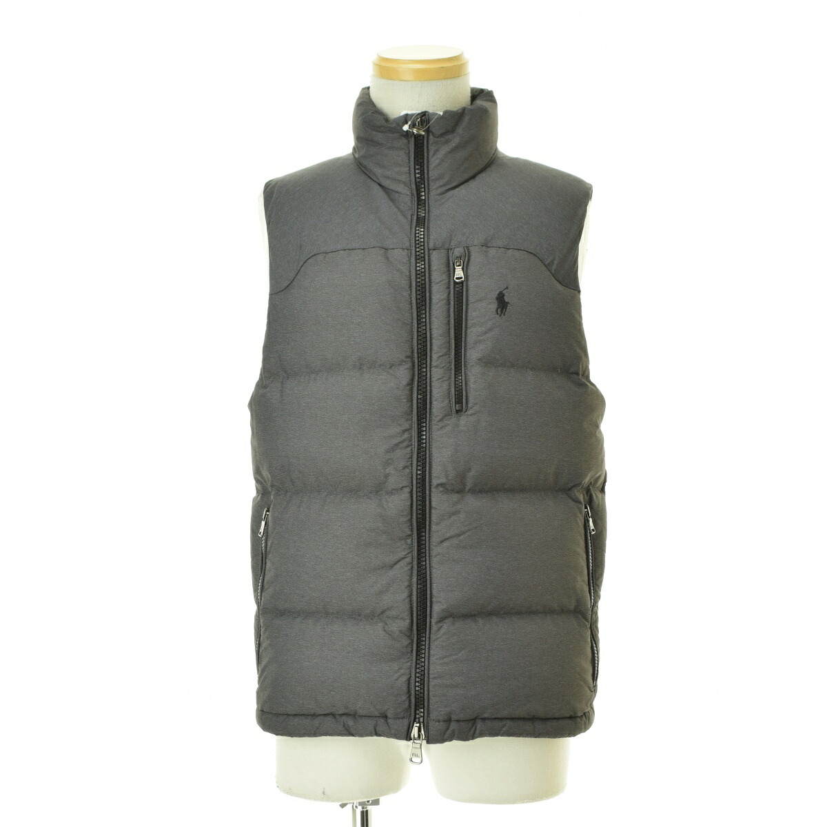 【中古】POLO RALPH LAUREN / ポロ ラルフローレン ジップアップダウンベスト【cacfajda-m】