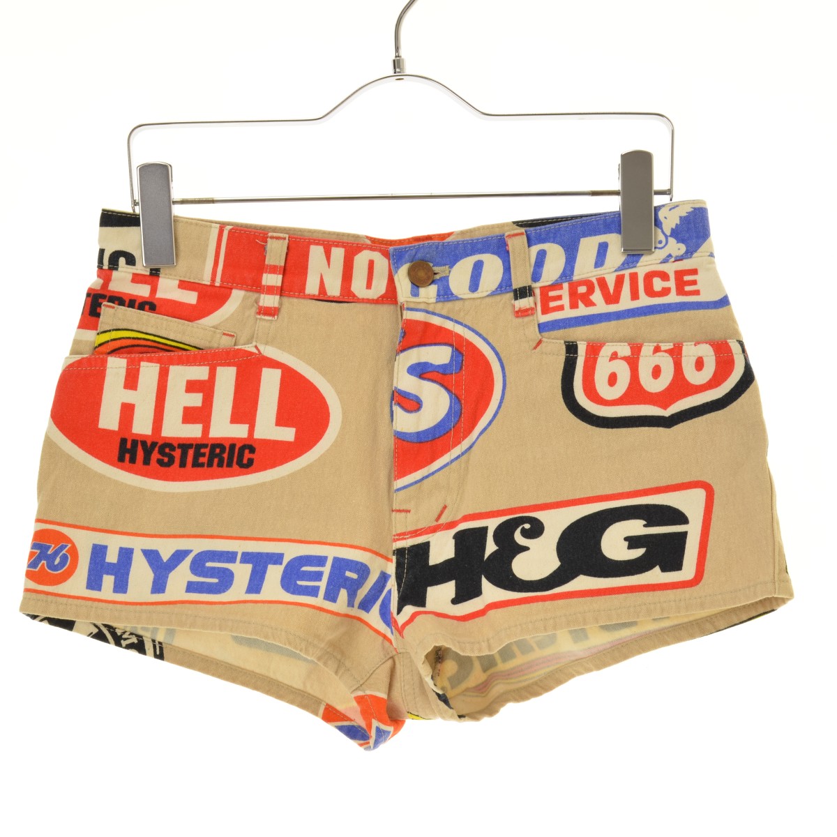 【中古】HYSTERIC GLAMOUR / ヒステリックグラマー 90s archive ロゴプリントショートパンツ【cacgaccb-l】
