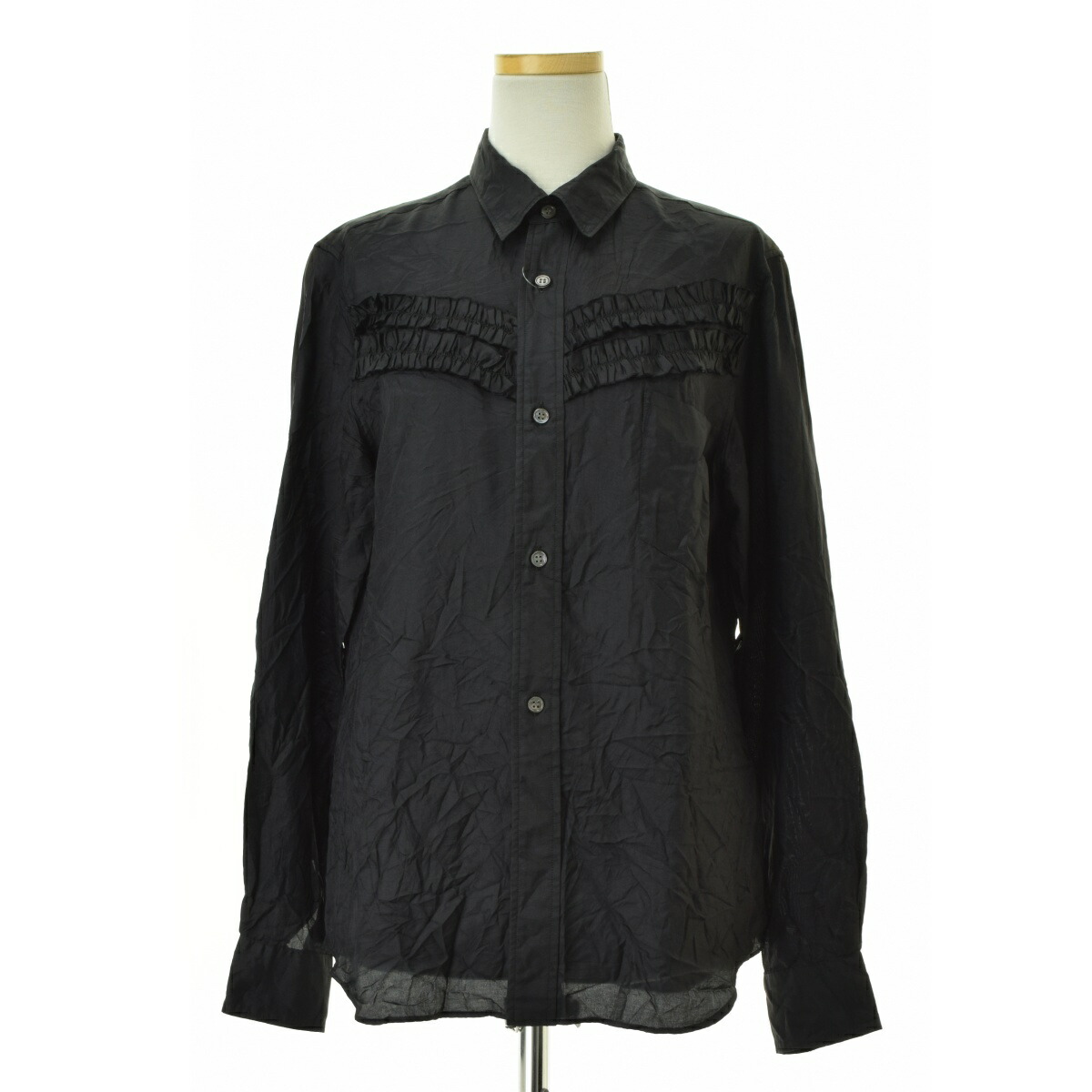 COMME des GARÇONS GIRL フリルシャツ S COMME des GARCONS（フリル ・ シャツ/ブラウス(長袖/七分)）の