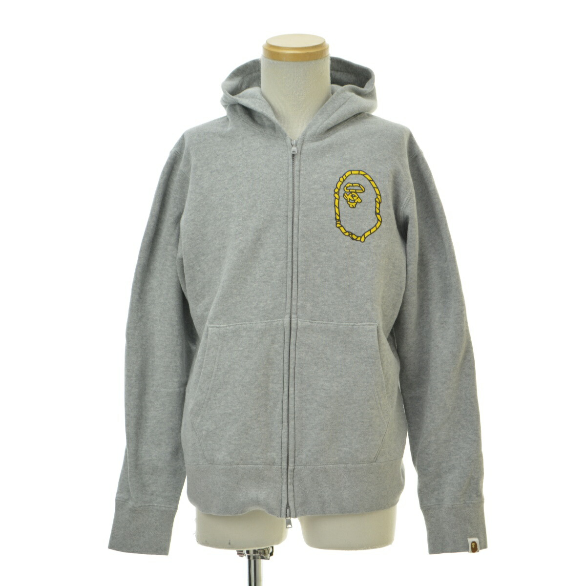 【中古】A BATHING APE / アベイシングエイプ ロープロゴジップアップスウェットパーカー【cacgadce-m】