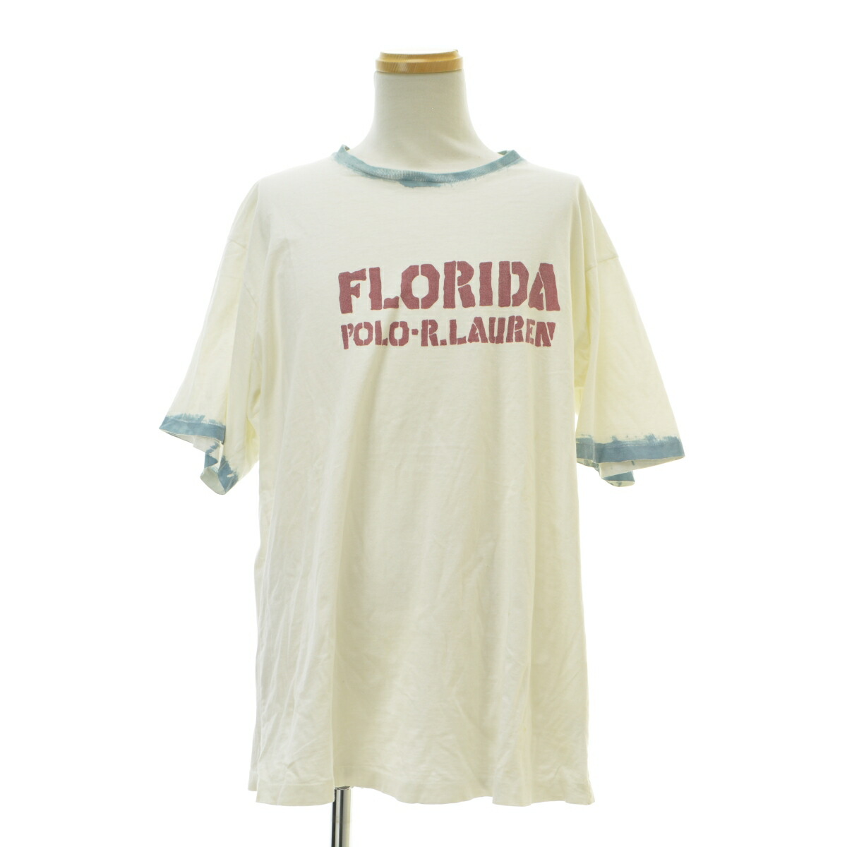 【中古】POLO RALPH LAUREN / ポロ ラルフローレン 90s USA製 FLORIDA チャリティー半袖Tシャツ【cacgadbc-m】