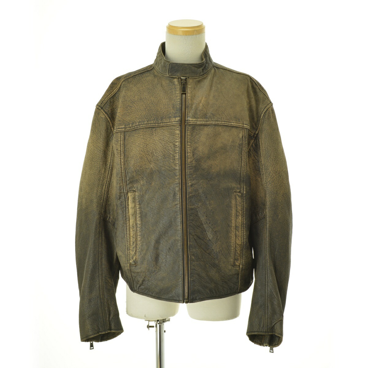 ✨希少 ZARAヤギ皮 スエード レザー ジャケット XL ZARA ORIGINS レザージャケット ブルゾン スエードレザー ヤギ革