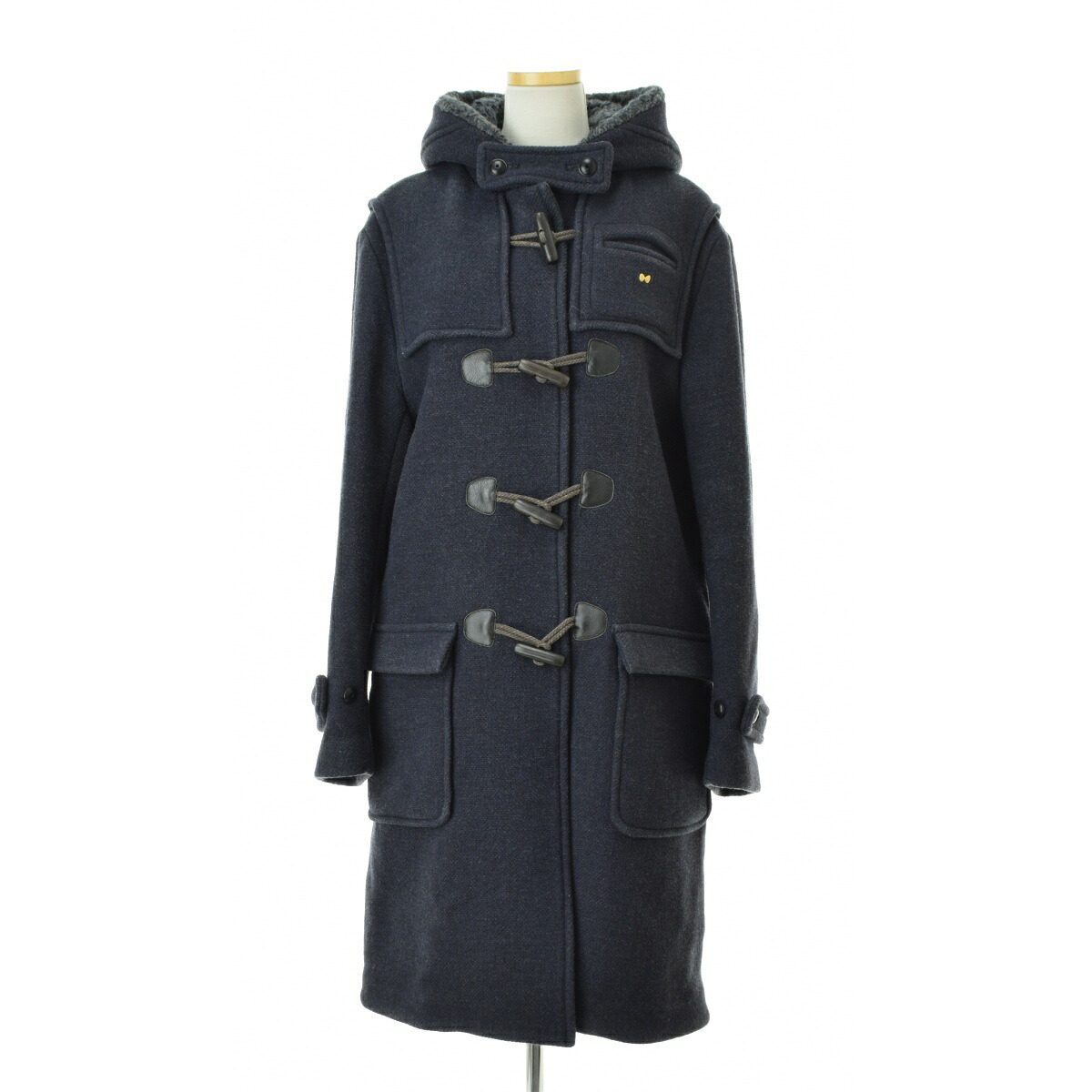 【中古】【期間限定値下げ】mina perhonen / ミナペルホネンta6022h nordic moss ウールヤクダッフルコート【cacgacbc-l】|ブランド古着の買取販売カンフル