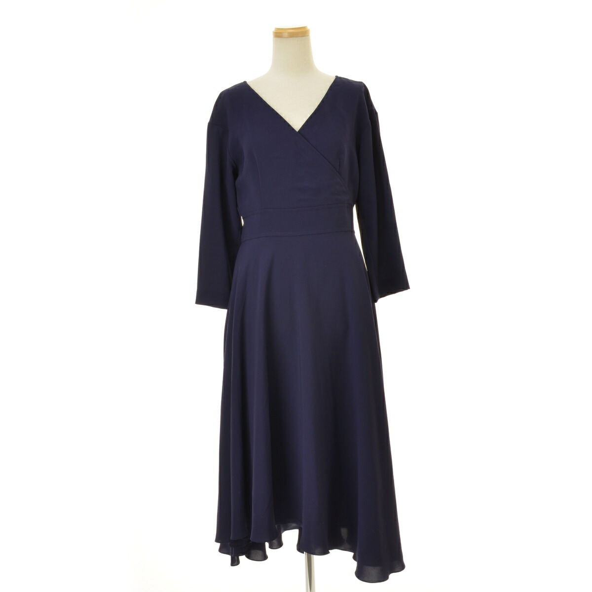 【中古】GRACE CONTINENTAL / グレースコンチネンタル ロング長袖ワンピース【cacfbcbb-l】