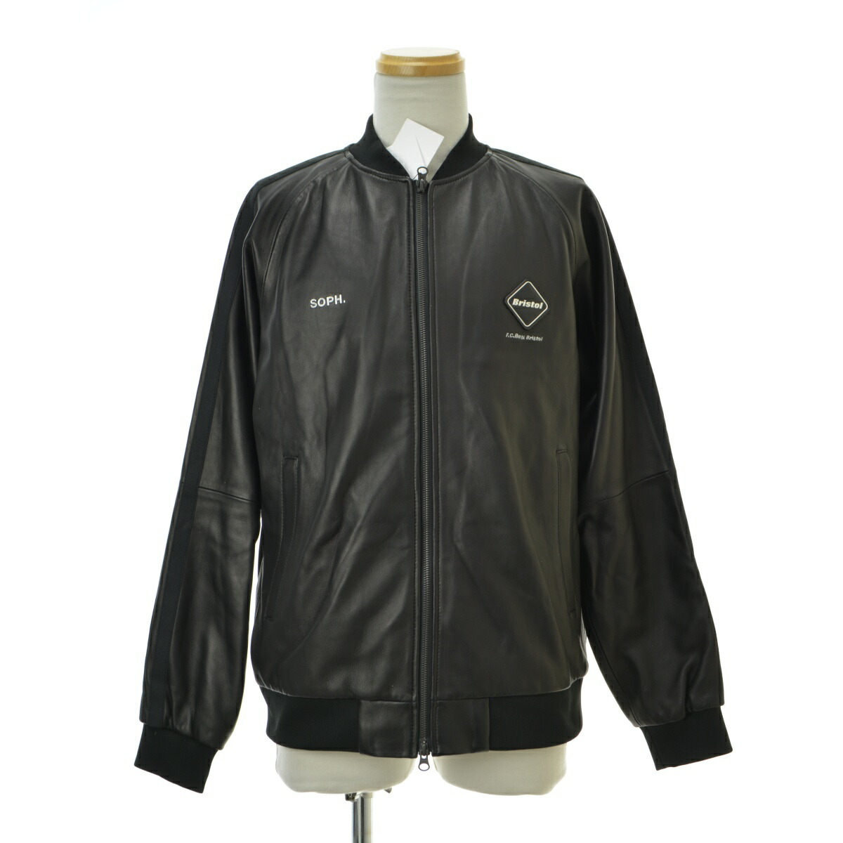 【中古】F.C.R.B. / F.C.Real Bristol / エフシーアールビー / エフシーレアルブリストル 25AW FCRB-252079 LEATHER TRACK JACKETレザージャケット【cacgaebc-m】