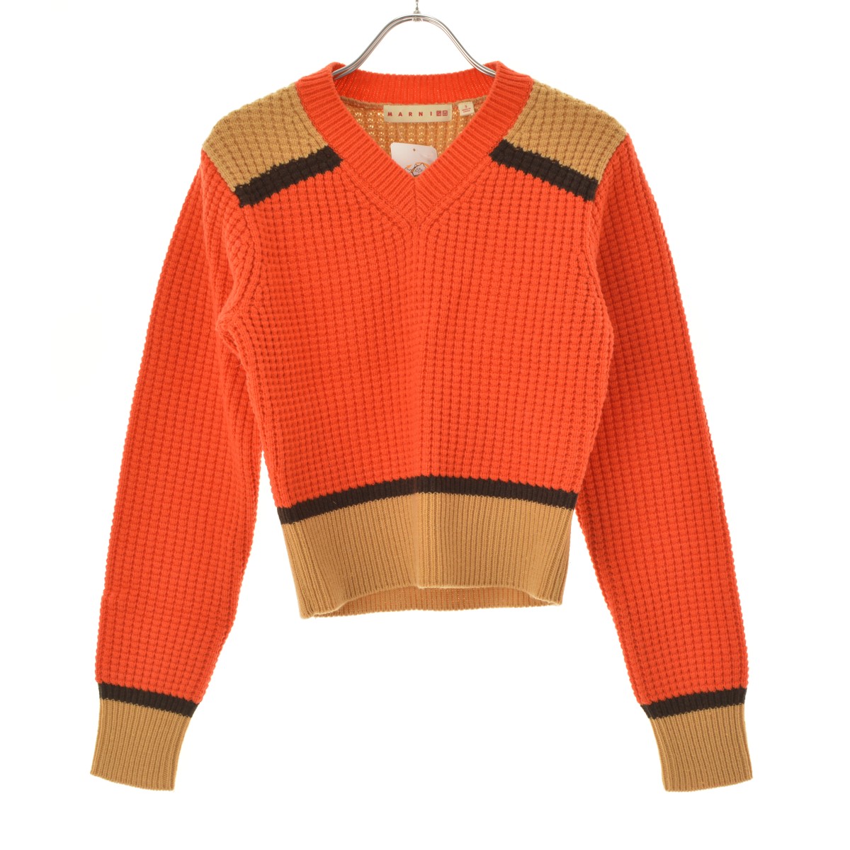 MARNI スリーブＶネックセーター ☆韓国の人気☆【MARNI】☆Vネックモヘアニット☆V NECK KNIT☆ (MARNI