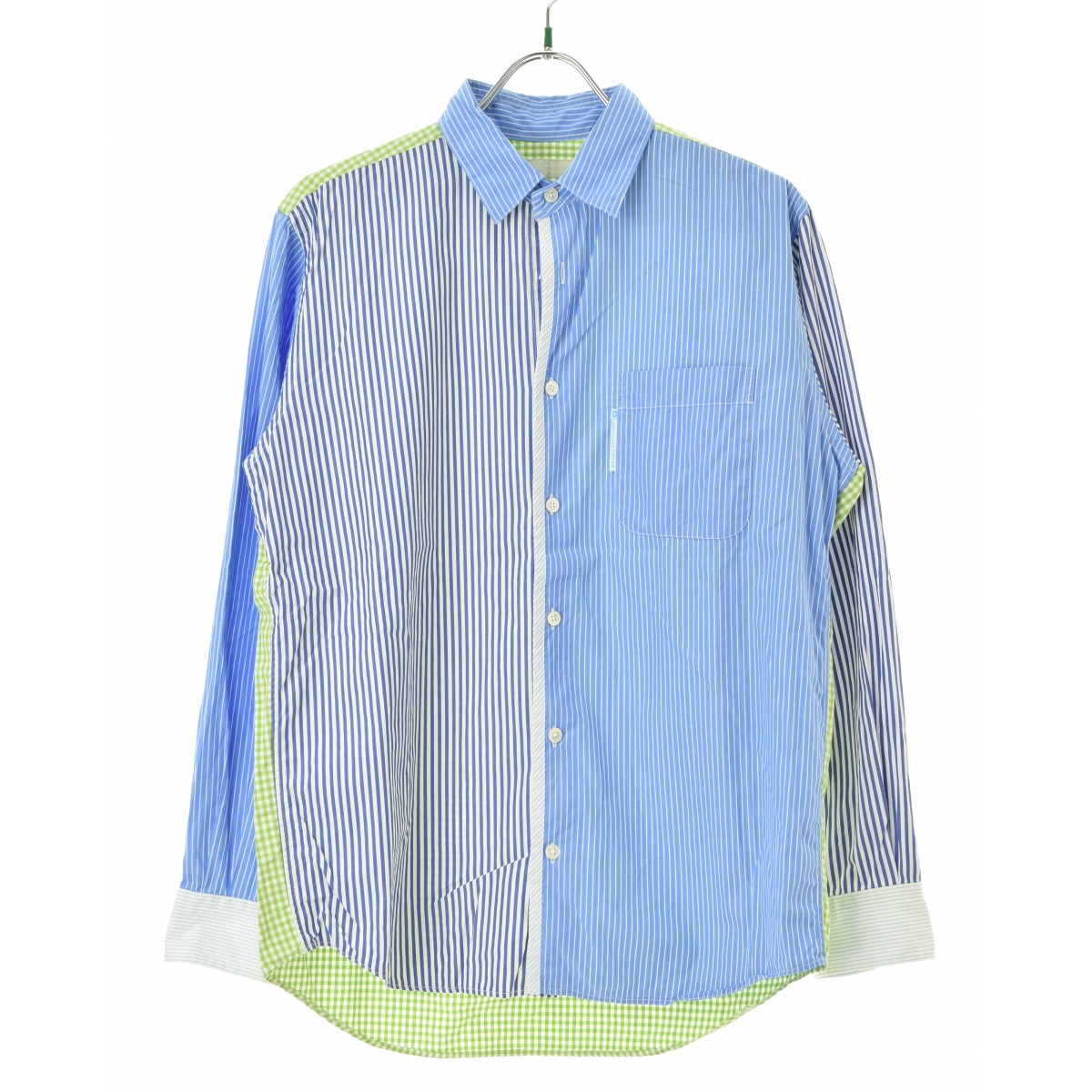 Y　MORIKAGE SHIRT KYOTO チェック シャツワンピース MORIKAGE SHIRT モリカゲシャツ KYOTO*ドビーチェック丸襟シャツ
