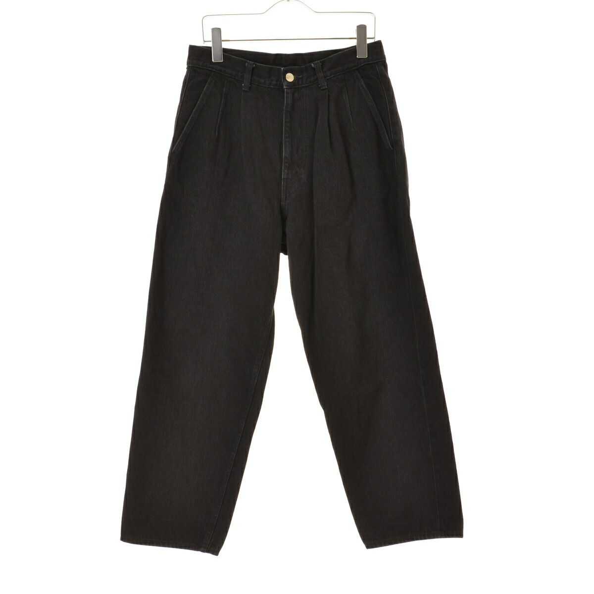 【中古】Graphpaper / グラフペーパー26SS GU261-40060RB Selvage Denim Two Tuck Tapered Pantsデニムパンツ【cacgagad-m】｜ブランド古着の買取販売カンフル 16,632円