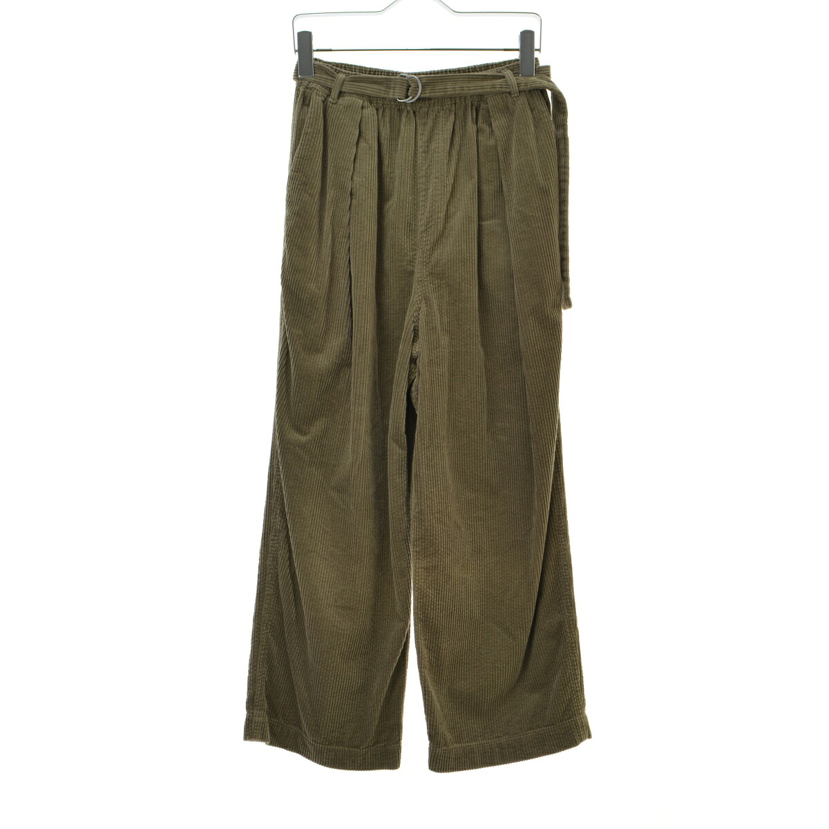 【中古】FLORENT / フローレント 2108F04005 ベルト付 ワイドコーデュロイパンツ【cacgabbi-l】