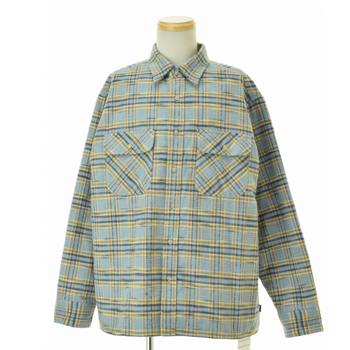 ★BOTT Gradation cotton sweater ニット M ブルー BOTT / ボット 24SS Gradation Cotton Sweater 長袖ニット