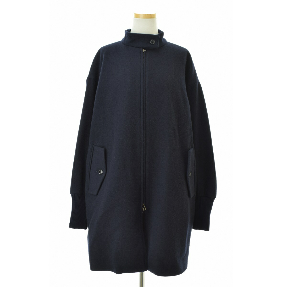 【中古】LOISIR / ロワジール スタンドカラーウールコート【cacgabbc-l】