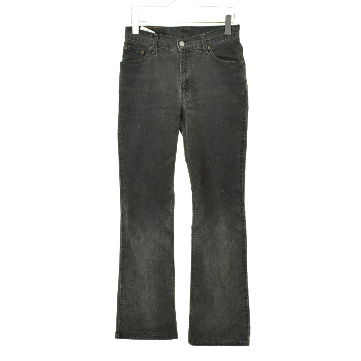 【中古】LEVIS / リーバイス 00s USA製 11517-0359 ストレッチ ブーツカット ブラックデニムパンツ【cacgacca-l】