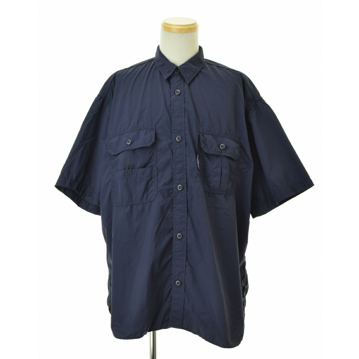 【中古】COMME des GARCONS HOMME / コムデギャルソン　オム 24SS AD2023 HM-B021 ナイロンタイプライター S/S シャツ CORDURA半袖シャツ【cacfaiae-m】
