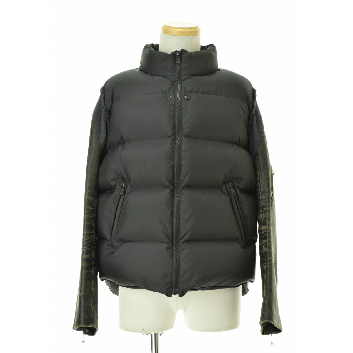 楽天市場】UNDERCOVERアンダーカバー 6A212-B6 アームホースレザー切替