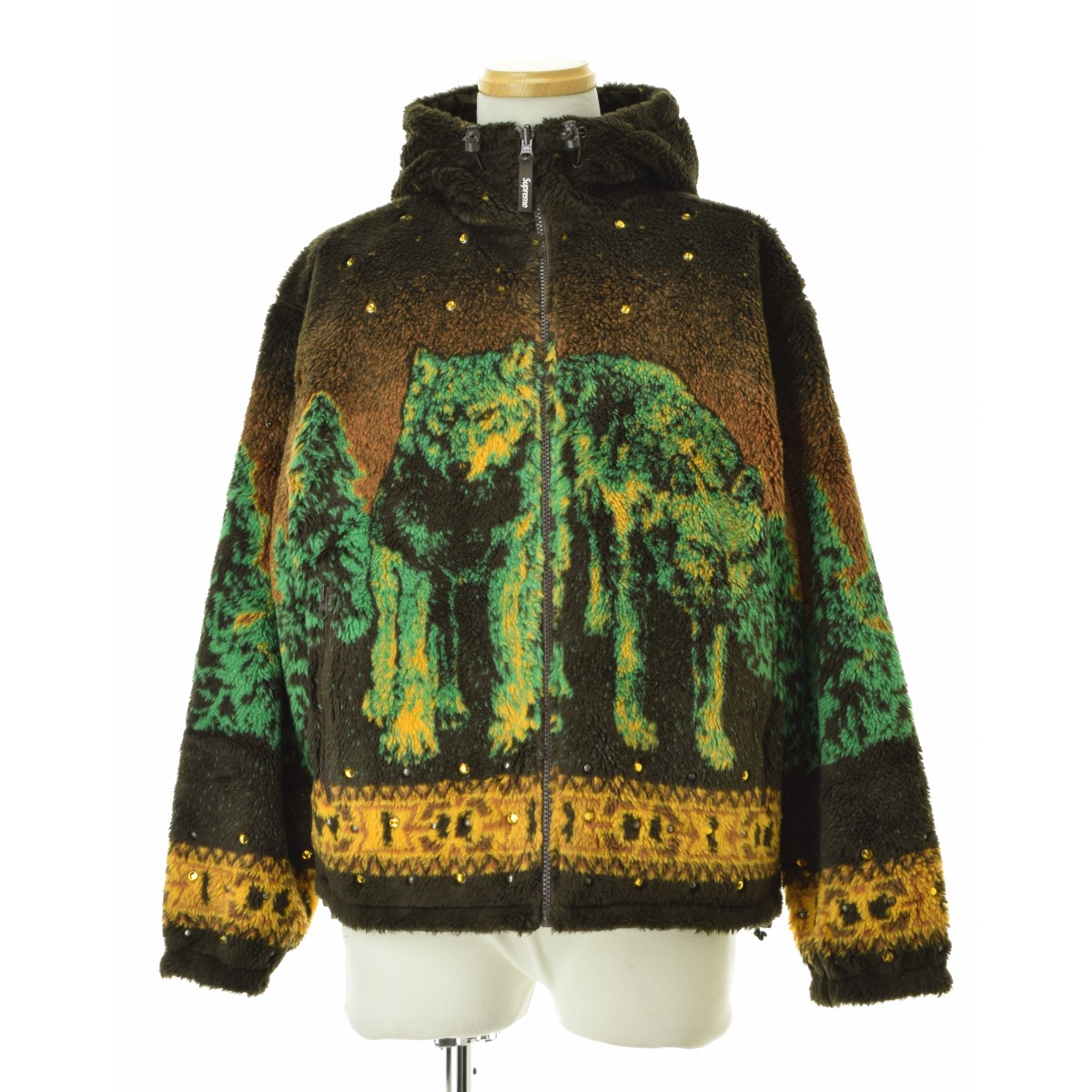 【中古】SUPREME × b.b. Simon / シュプリーム × ビービーサイモン 25AW Reversible Hooded Fleece Jacket Brownフリースジャケット【cacfbccc-m】