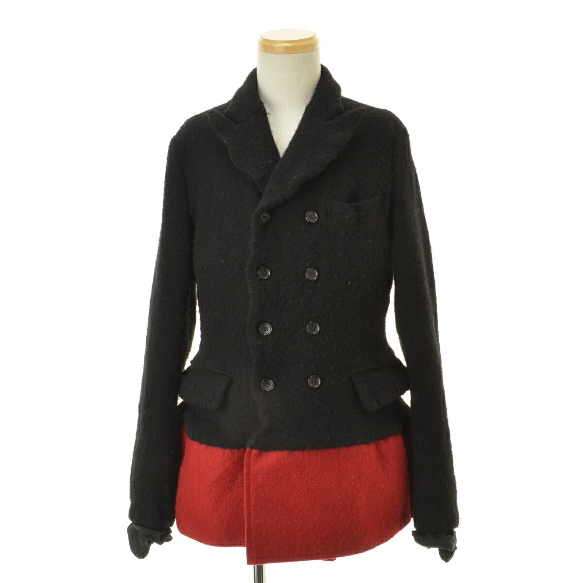 コムデギャルソンオムプリュス23aw ジャケット コムデギャルソンオムプリュス23aw 縮絨ジャケット