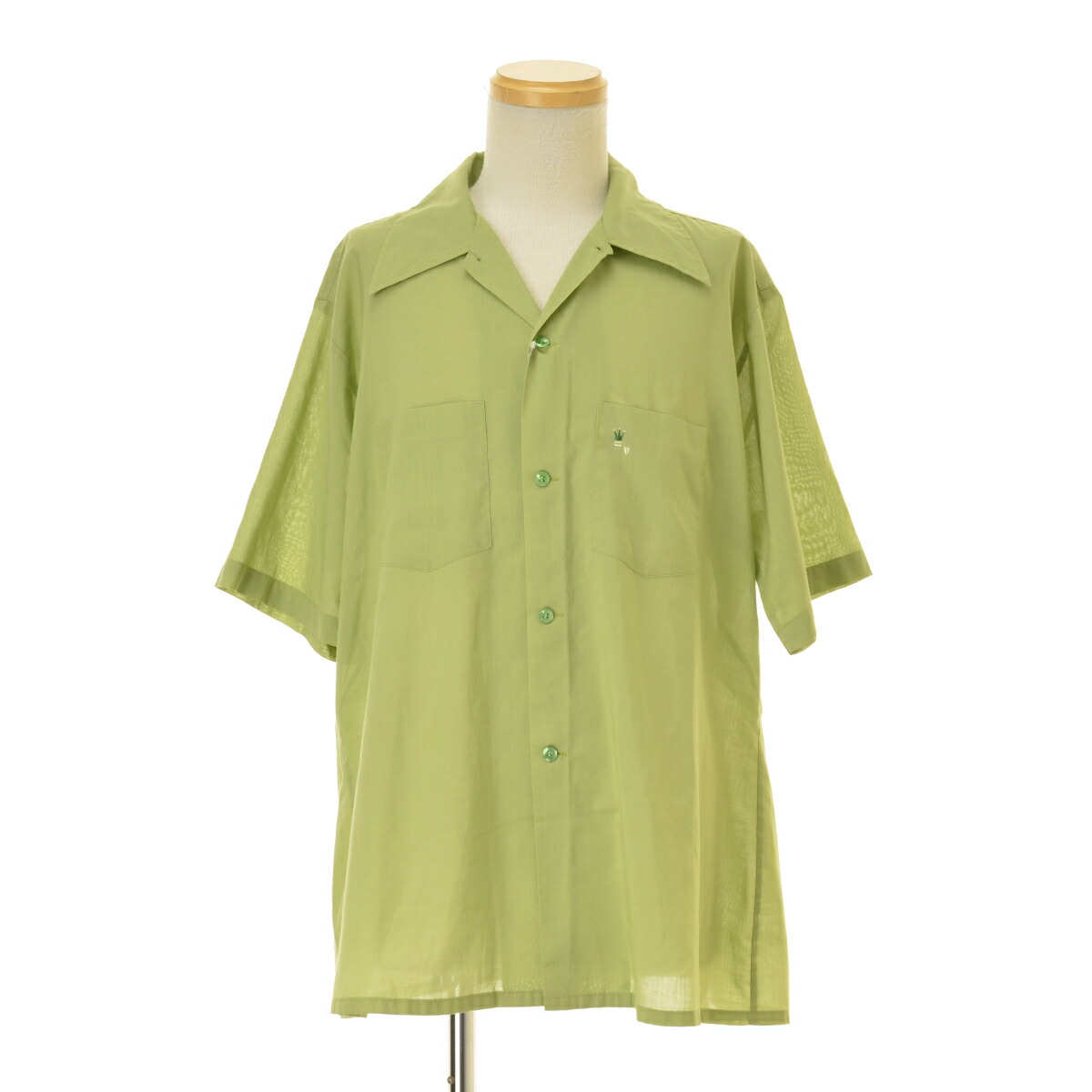 【中古】ARROW / アロー 60s 開襟 オープンカラー半袖シャツ【送料無料】【cacfbacf-m】