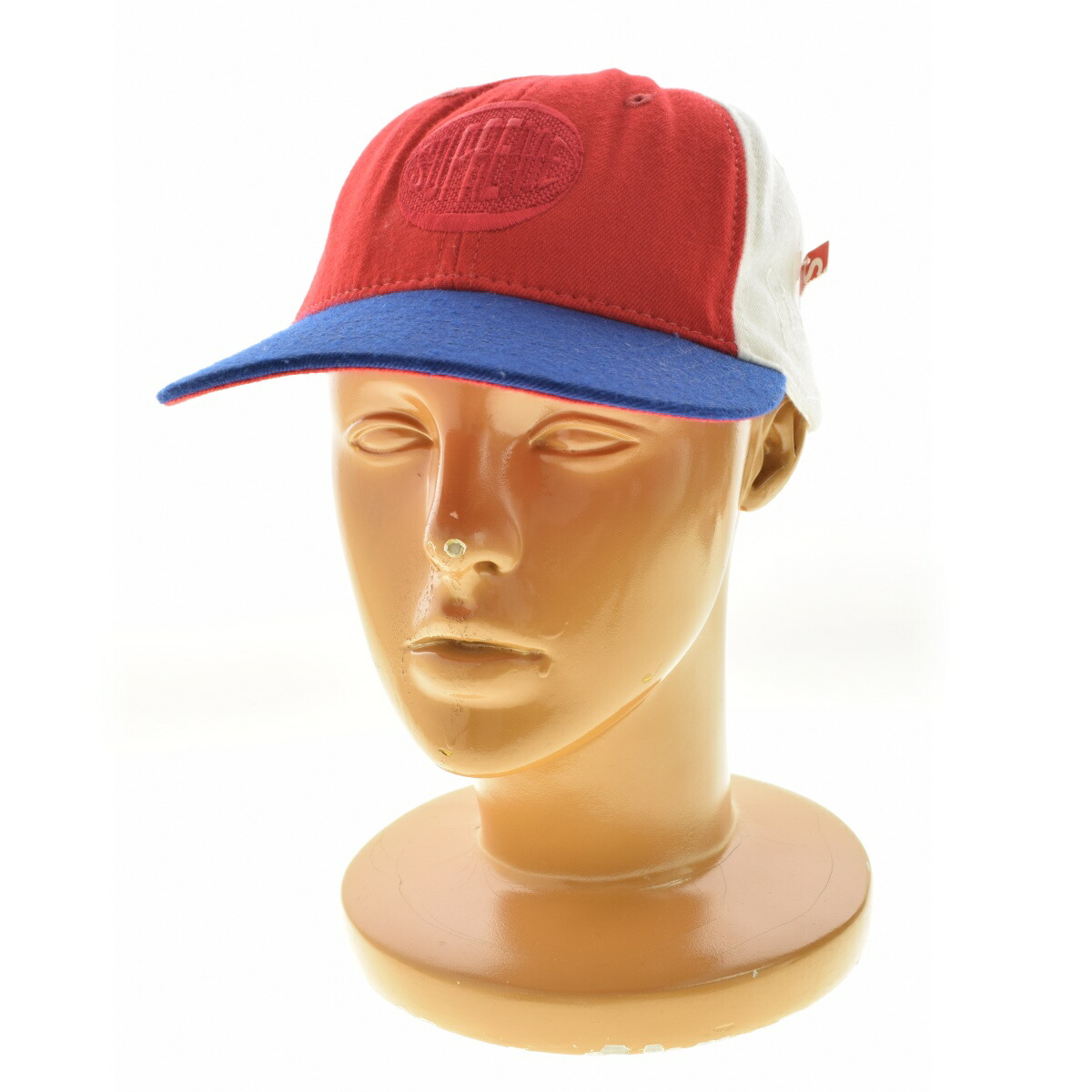 【中古】【期間限定値下げ】SUPREME / シュプリーム 90s 初期 トリコロール 6パネルベースボールキャップ【cacgabbf-z】