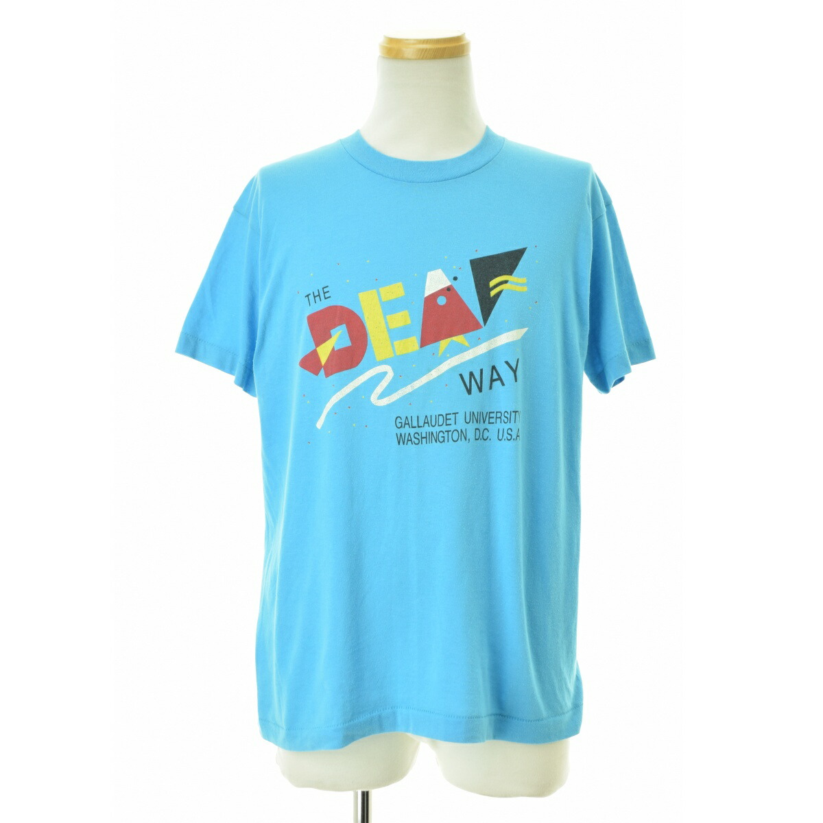 【中古】VINTAGE / ヴィンテージ 80s～ GALLAUDET UNIVERSITY半袖Tシャツ【cacfbaaf-m】