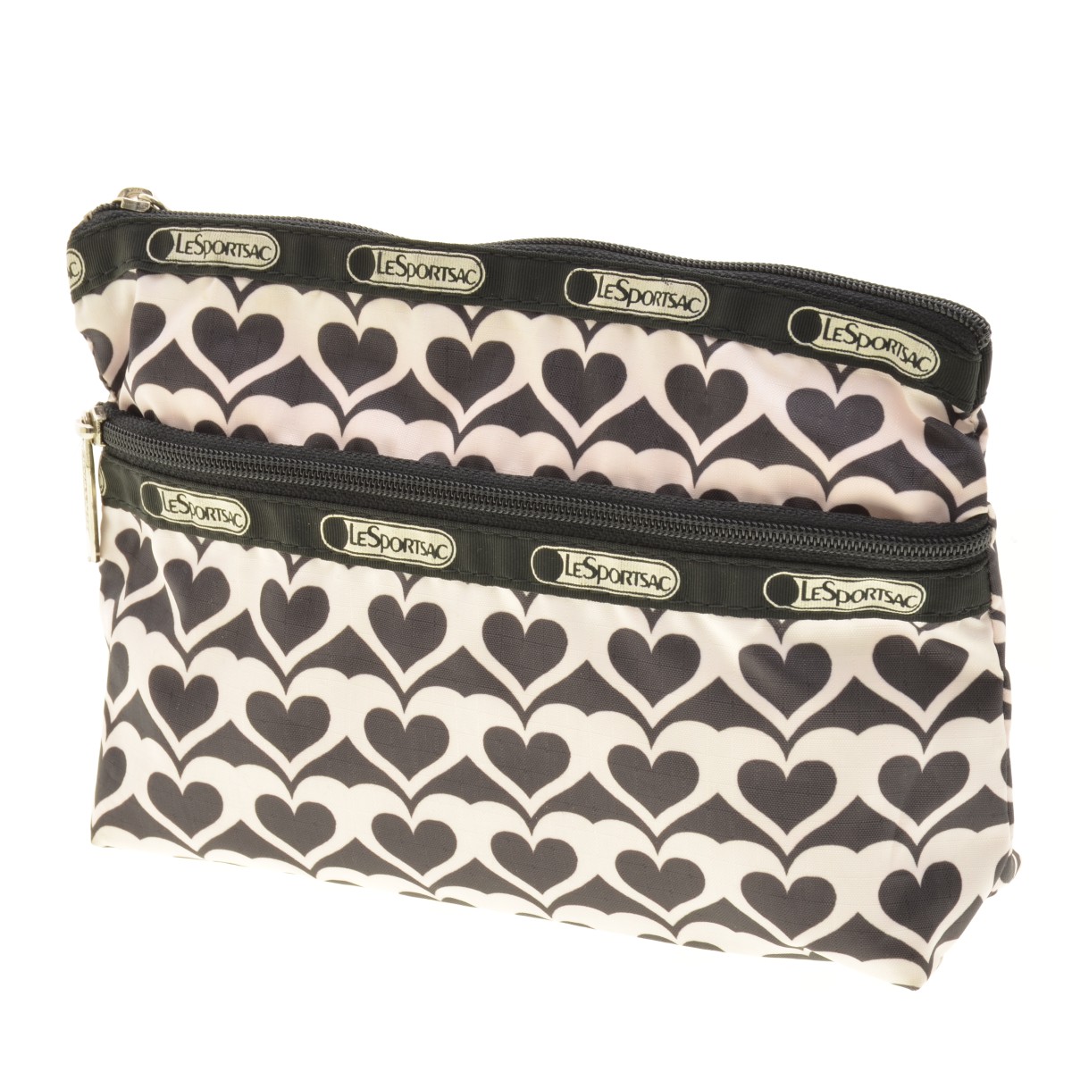 LeSportsac Megumi Kanzaki ポーチ LeSportsac×Megumi Kanzaki】鮮やかなピンクもハート柄も可愛