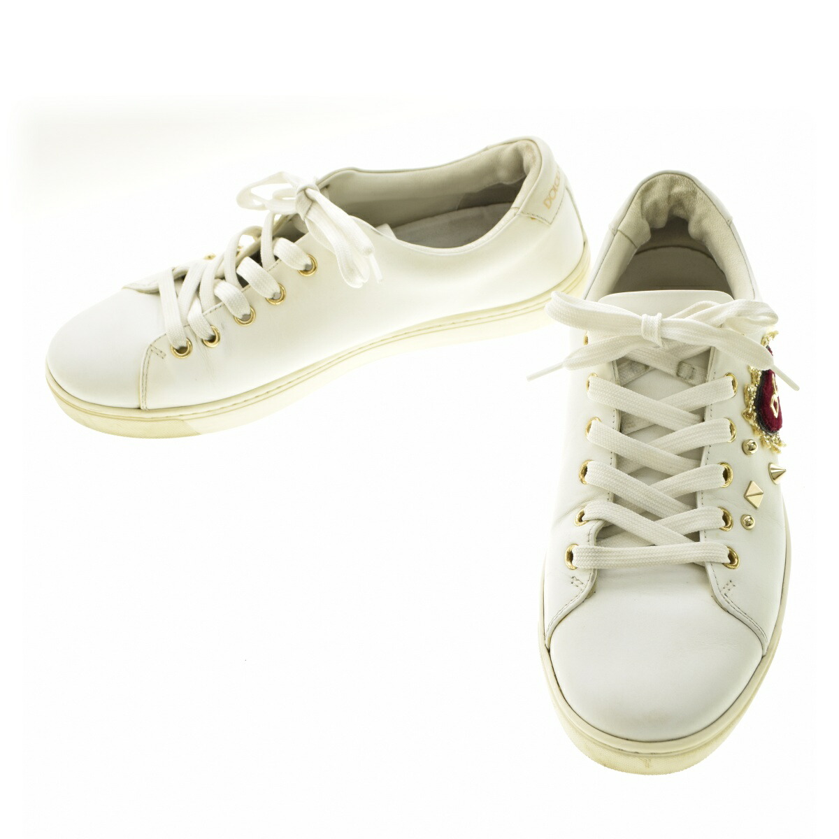 【中古】【期間限定値下げ】DOLCE & GABBANA / ドルチェアンドガッバーナ CK0167 スタッズスニーカー【cacgadbh-z】