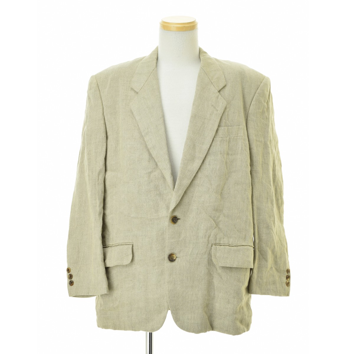 【中古】COMME des GARCONS HOMME / コムデギャルソン　オム 90s AD1992 HJ-02045S リネン 田中オムテーラードジャケット【cacgacce-m】