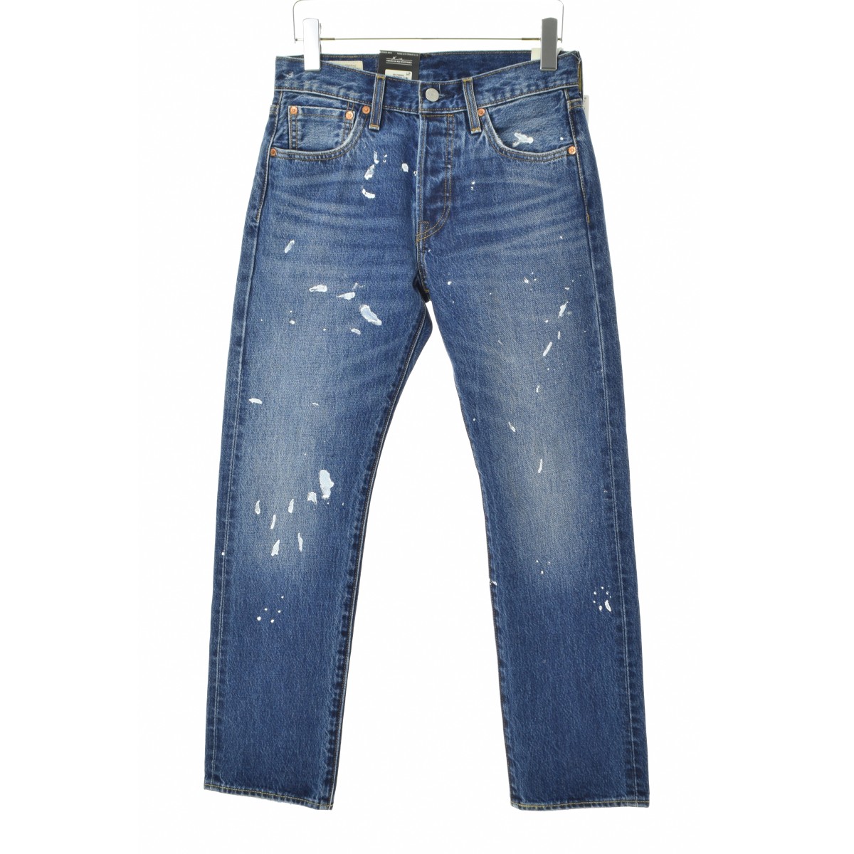 【中古】JOURNAL STANDARD &times; LEVIS / ジャーナルスタンダード &times; リーバイス別注 25030610011310 501(R) Selvedge Paint Splatters L28デニムパンツ【cacgagcb-m】｜ブランド古着の買取販売カンフル