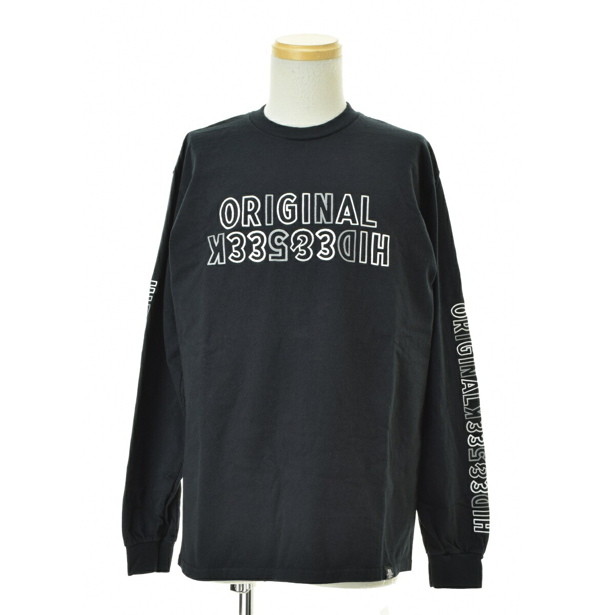 【中古】HIDE AND SEEK &times; Toru Nishiura 西浦徹 / ハイドアンドシーク &times; Toru Nishiura 西浦徹Original H&S L/S Tee長袖Tシャツ【cacgadaj-m】｜ブランド古着の買取販売カンフル