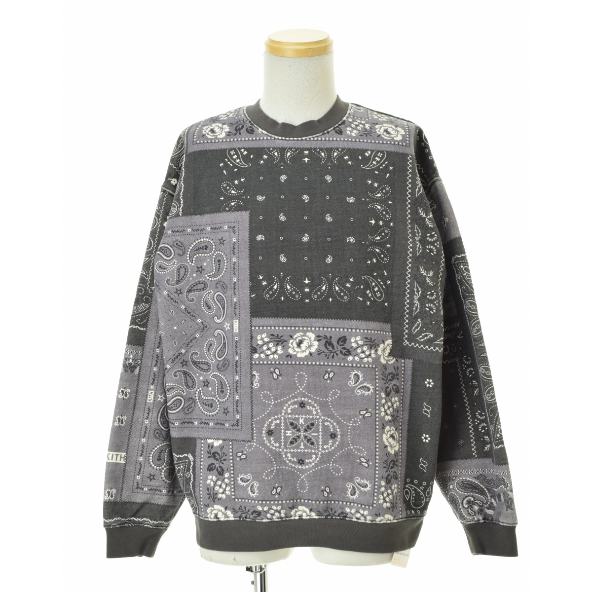 【中古】【期間限定値下げ】KITH / キス21SS KH2650 Deconstructed Bandana Crewneck長袖スウェット【cacgaccb-m】|ブランド古着の買取販売カンフル