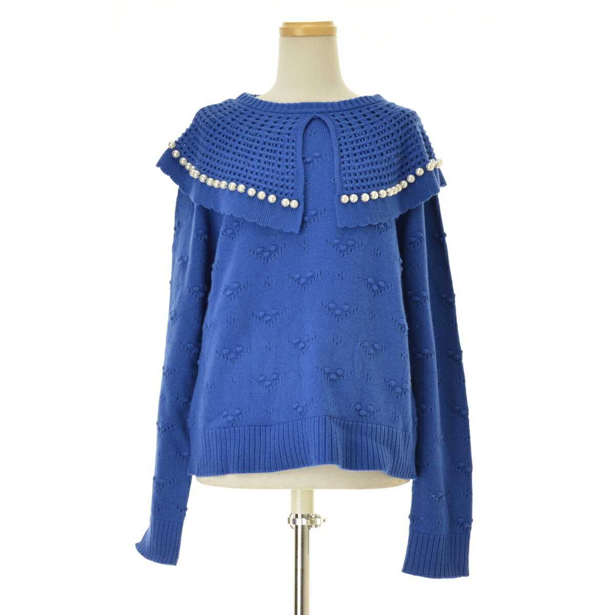 MUVEIL / ミュベール 23AW MA233KSW001 パールニットプルオーバー 長袖ニットセーター 楽天市場】【中古】MUVEIL / ミュベール23AW MA233KSW001 パール