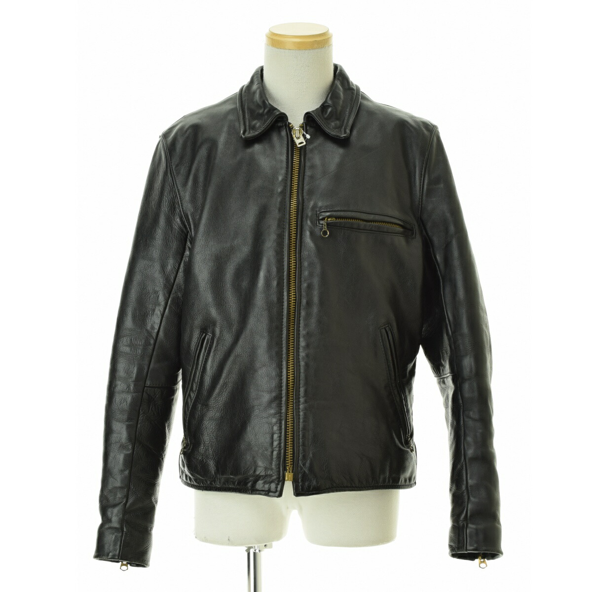 adt　vanson 3rd レザートラッカージャケット 38 adt様専用 vanson 3rd レザートラッカージャケット 38 - メルカリ